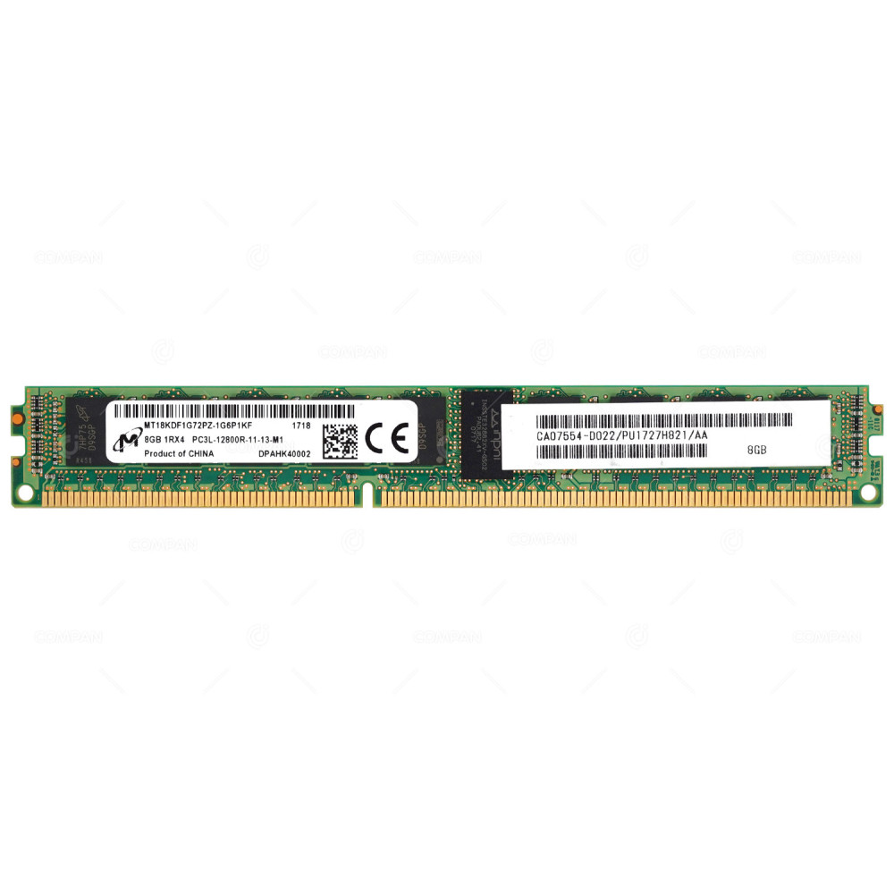 MT18KDF1G72PZ-1G6P1 FUJITSU MICRON 8GB 1RX4 PC3-12800R MEMORY FOR  ETERNUS DX200 CONTROLLER -